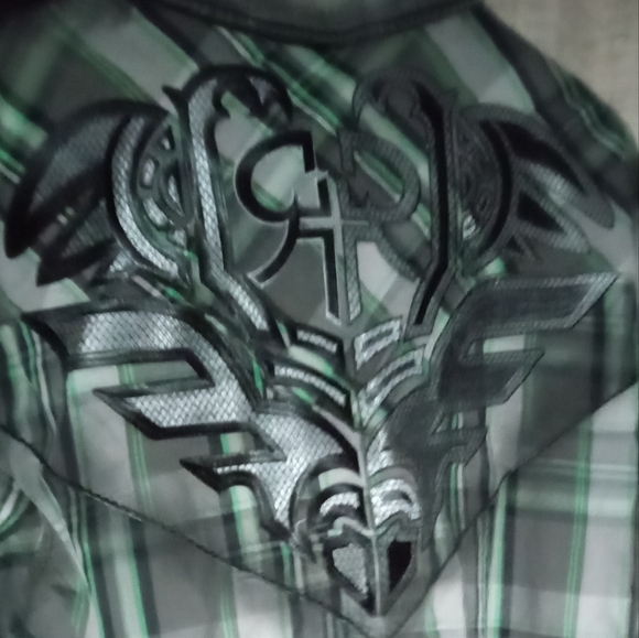 Men's Casual Long Sleeve Button Down Shirt  Big&Tall size XXL - Picture 4 of 6